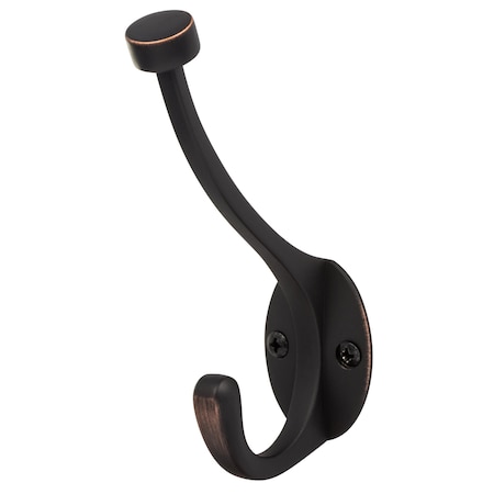 Sure-Loc Hardware Sure-Loc Hardware Heavy Duty Pilltop Coat Hook, Vintage Bronze RH5 11P